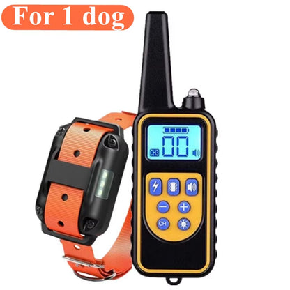 PawParadise™ Electric Dog Training Collar Waterproof Dog Bark Collar Pet with Remote Control Rechargeable anti Barking Device All Size Dogs