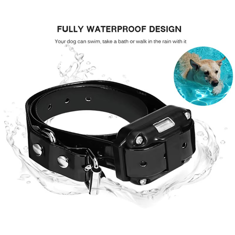 PawParadise™ Electric Dog Training Collar Waterproof Dog Bark Collar Pet with Remote Control Rechargeable anti Barking Device All Size Dogs